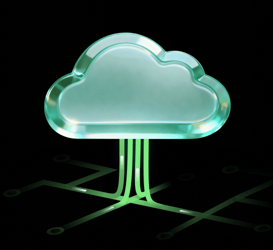 Cloud connectivity illustration